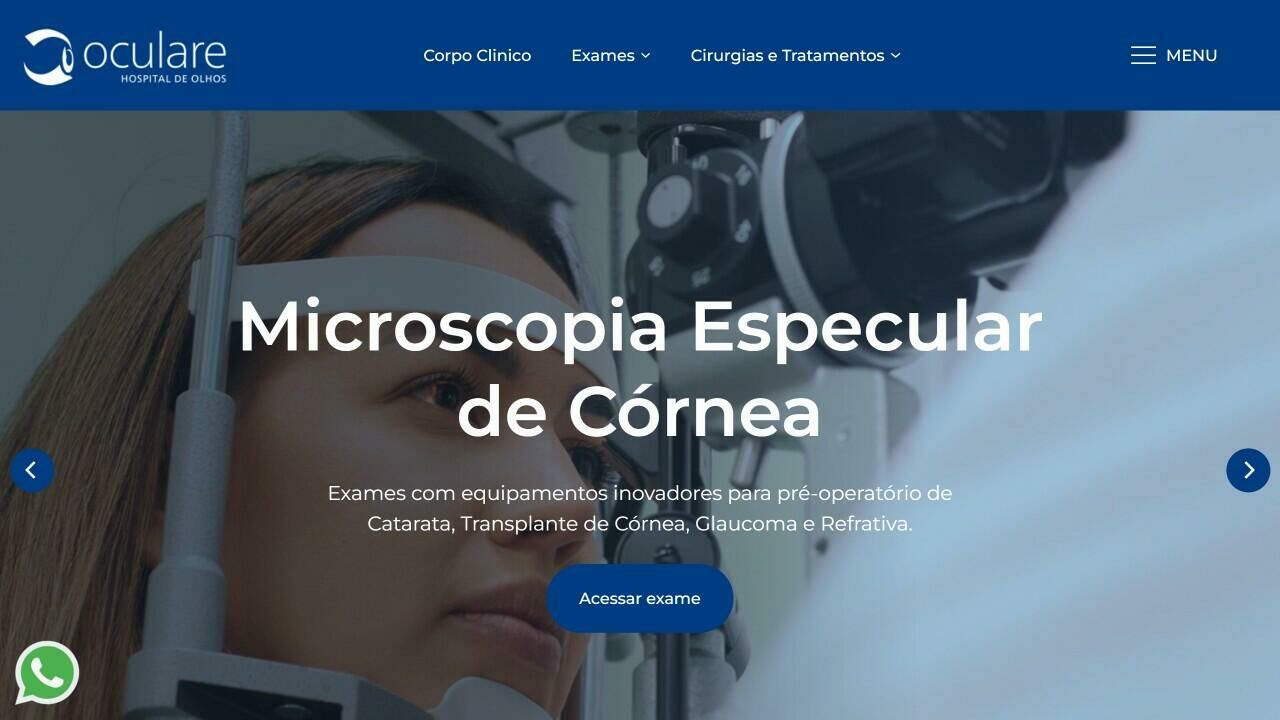 Ilustração Oculare Oftalmologia